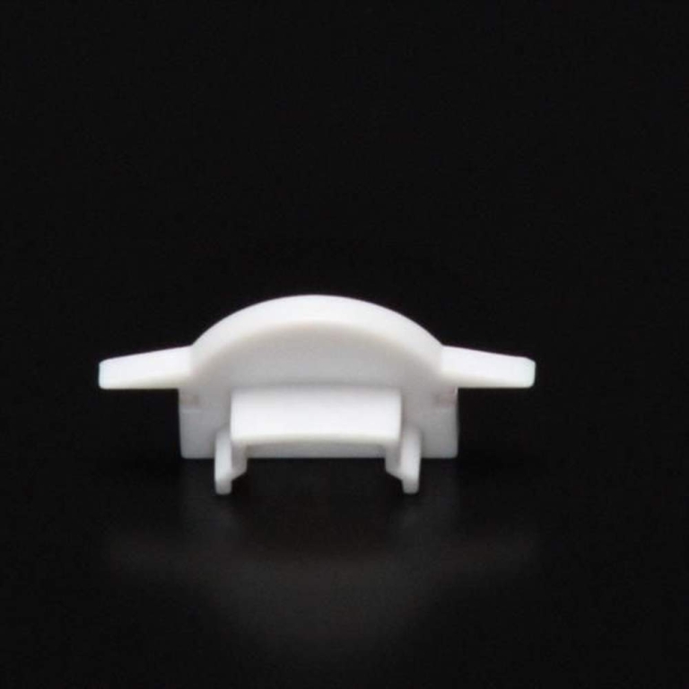 Deko-Light Profil Endkappe, Endkappe L-ET-01-10 Set 2 Stk, Kunststoff, Weiß, Tiefe: 25 mm, Breite: 6 mm, Höhe: