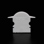 Profil Endkappe, Endkappe L-ET-02-10 Set 2 Stk, Kunststoff, Grau, Tiefe: 25 mm, Breite: 6 mm, Höhe: