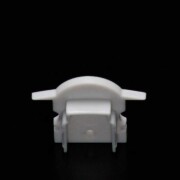 Profil Endkappe, Endkappe L-ET-02-10 Set 2 Stk, Kunststoff, Grau, Tiefe: 25 mm, Breite: 6 mm, Höhe:
