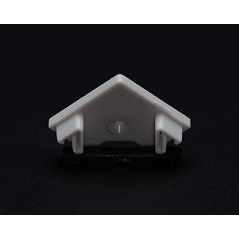 Deko-Light Profil Endkappe, Endkappe E-EV-02-08 Set 2 Stk, Kunststoff, Grau