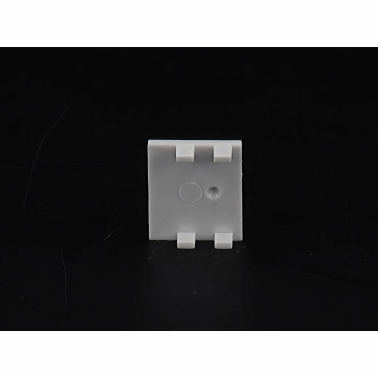 Deko-Light Profil Endkappe, Endkappe I-AU-05-15 Set 2 Stk, Kunststoff, Grau, Tiefe: 24 mm, Höhe: 20 mm