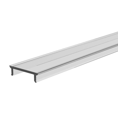 Deko-Light Deko-Light, Profil Abdeckung, Abdeckung P-01-12, PMMA, Transparent 95% Transmission, Tiefe: 3000 mm