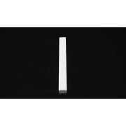 Deko-Light, Profil Abdeckung, Abdeckung P-01-15, Kunststoff, Satiniert 40% Transmission, Tiefe: 1000