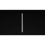 Deko-Light, Profil Abdeckung, Abdeckung F-01-05, Kunststoff, Satiniert 40% Transmission, Tiefe: 2000