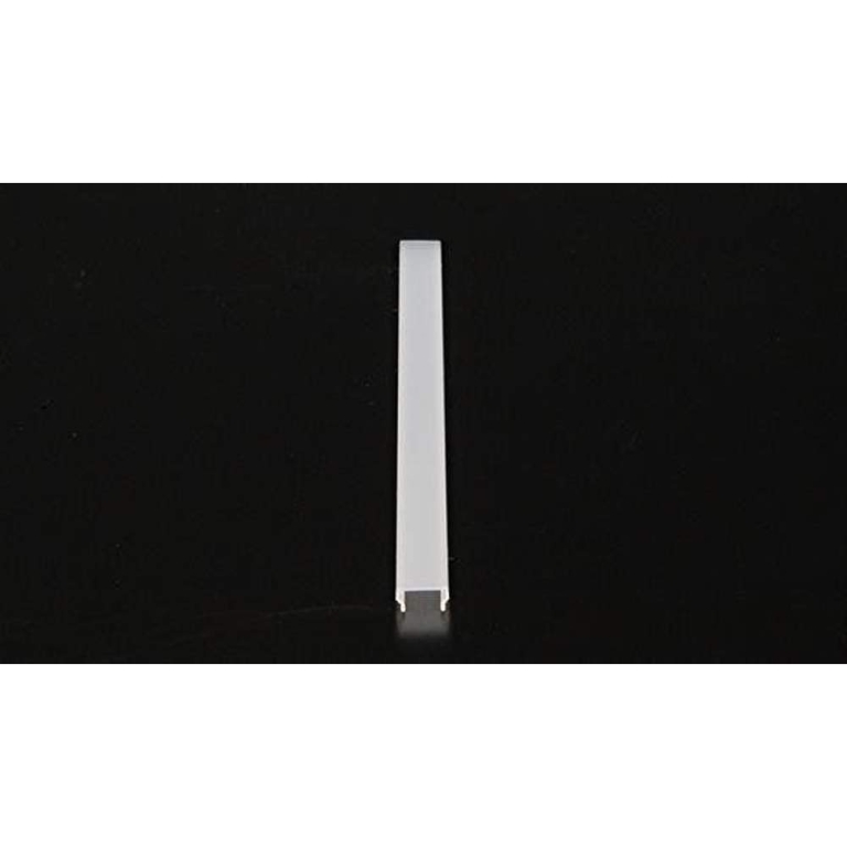 Deko-Light Deko-Light, Profil Abdeckung, Abdeckung H-01-12, Kunststoff, Teiltransparent 75% Transmission, Tiefe