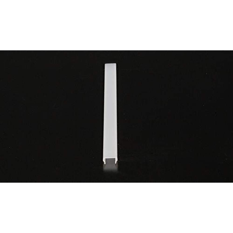 Deko-Light Deko-Light, Profil Abdeckung, Abdeckung H-01-12, Kunststoff, Teiltransparent 75% Transmission, Tiefe