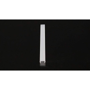 Deko-Light, Profil Abdeckung, Abdeckung H-01-12, Kunststoff, Teiltransparent 75% Transmission, Tiefe