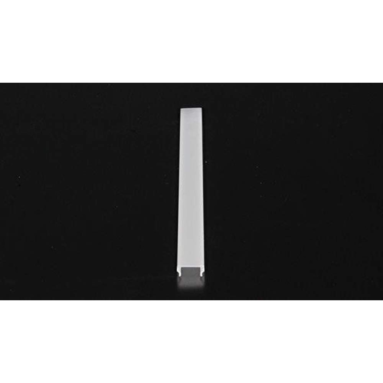 Deko-Light Deko-Light, Profil Abdeckung, Abdeckung H-01-15, Kunststoff, Teiltransparent 75% Transmission, Tiefe