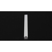 Deko-Light, Profil Abdeckung, Abdeckung H-01-15, Kunststoff, Teiltransparent 75% Transmission, Tiefe