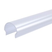 Deko-Light, Profil Abdeckung, Abdeckung R-01-10, Kunststoff, Satiniert 40% Transmission, Tiefe: 4000