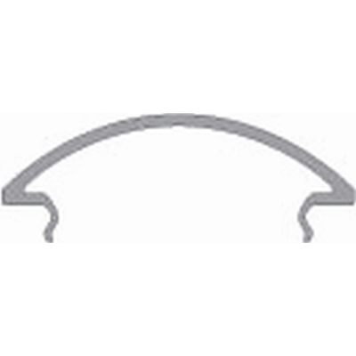 Deko-Light Deko-Light, Profil Abdeckung, Abdeckung R-05-25, Polycarbonat, Weiß, Satiniert 40% Transmission, Tie