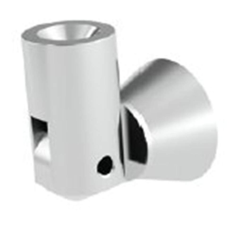 Deko-Light Profil Zubehör, Universal Halteclip Aufnahme (schwenkbar) Set 2 Stk, Metall, Silber