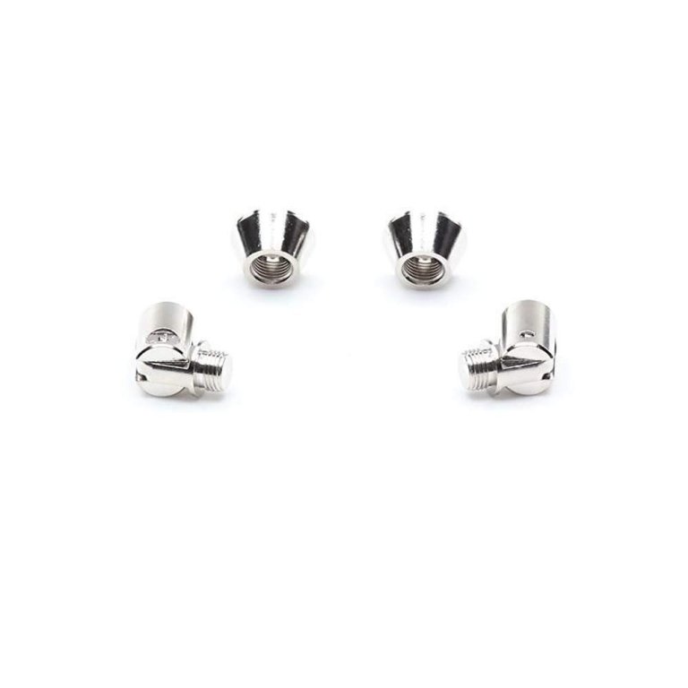 Deko-Light Profil Zubehör, Universal Halteclip Aufnahme (schwenkbar) Set 2 Stk, Metall, Silber