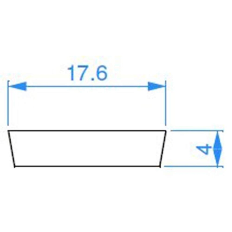 Deko-Light Deko-Light, Profil Abdeckung, Abdeckung I-01-12, Kunststoff, Satiniert 40% Transmission, Tiefe: 3000