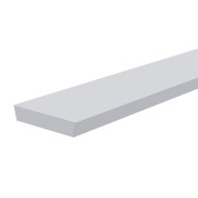 Deko-Light, Profil Abdeckung, Abdeckung I-03-15, Kunststoff, Satiniert 40% Transmission, Tiefe: 2000