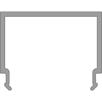 Deko-Light Deko-Light, Profil Abdeckung, PLANO ES u. BSH - Diffusor opal, Länge 2000mm, Kunststoff, Opal, Tiefe
