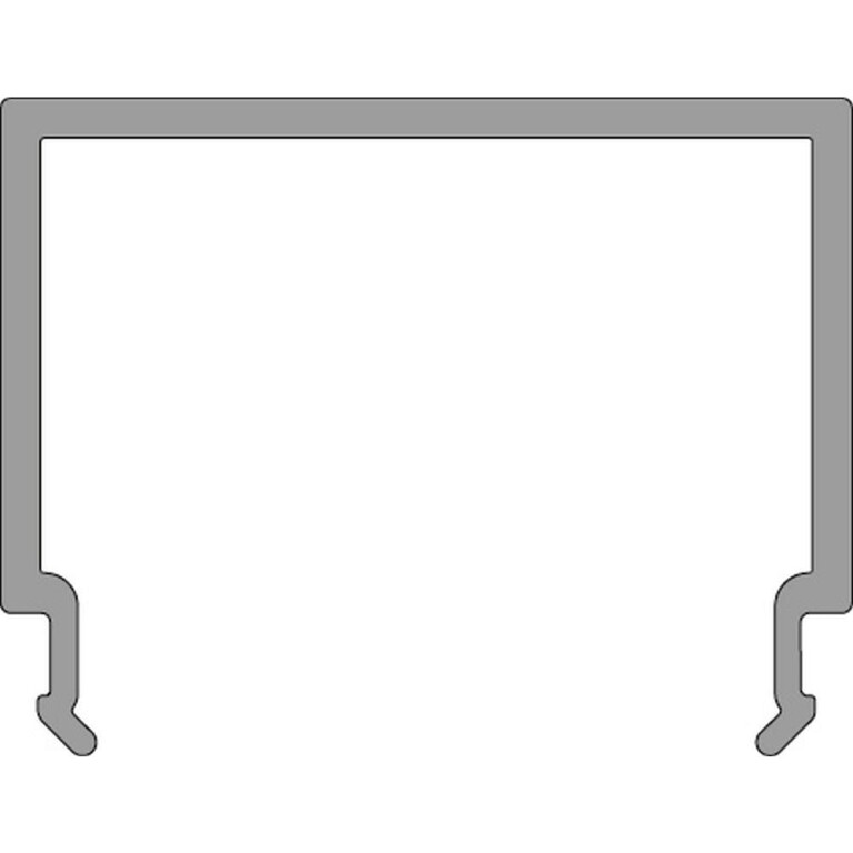 Deko-Light Deko-Light, Profil Abdeckung, PLANO ES u. BSH - Diffusor opal, Länge 2500mm, Kunststoff, Opal, Tiefe