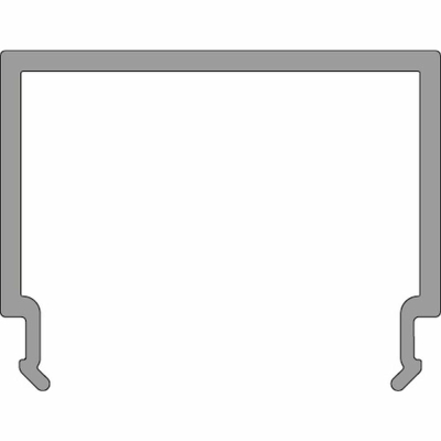 Deko-Light Deko-Light, Profil Abdeckung, PLANO ES u. BSH - Diffusor opal, Länge 2500mm, Kunststoff, Opal, Tiefe