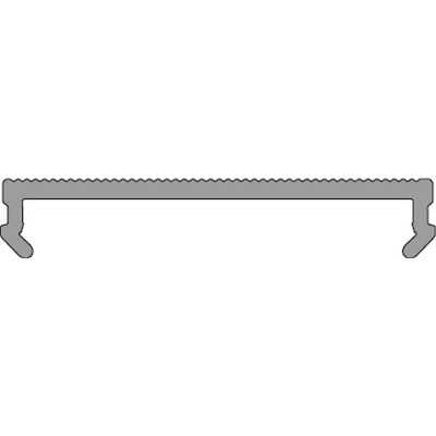 Deko-Light Deko-Light, Profil Abdeckung, PLANO ES u. BSH - Diffusor flach Mikroprisma, Länge 2000mm, PMMA, Mikr