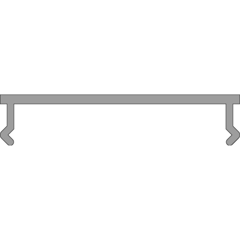 Deko-Light Deko-Light, Profil Abdeckung, PLANO MS - Diffusor flach opal, Länge 2000mm, Kunststoff, Opal, Tiefe: