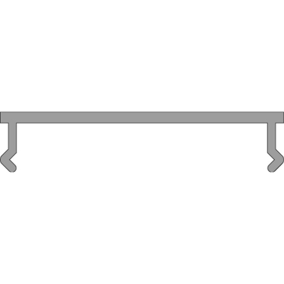 Deko-Light Deko-Light, Profil Abdeckung, PLANO MS - Diffusor flach opal, Länge 2500mm, Kunststoff, Opal, Tiefe: