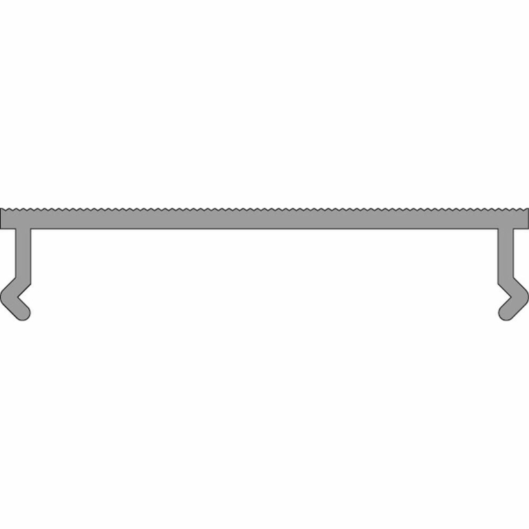 Deko-Light Deko-Light, Profil Abdeckung, PLANO MS - Diffusor flach Mikroprisma, Länge 2500mm, Kunststoff, Mikro