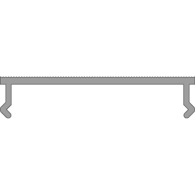 Deko-Light Deko-Light, Profil Abdeckung, PLANO MS - Diffusor flach Mikroprisma, Länge 2500mm, Kunststoff, Mikro