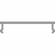 Deko-Light, Profil Abdeckung, PLANO MS - Diffusor flach Mikroprisma, Länge 2500mm, Kunststoff, Mikro