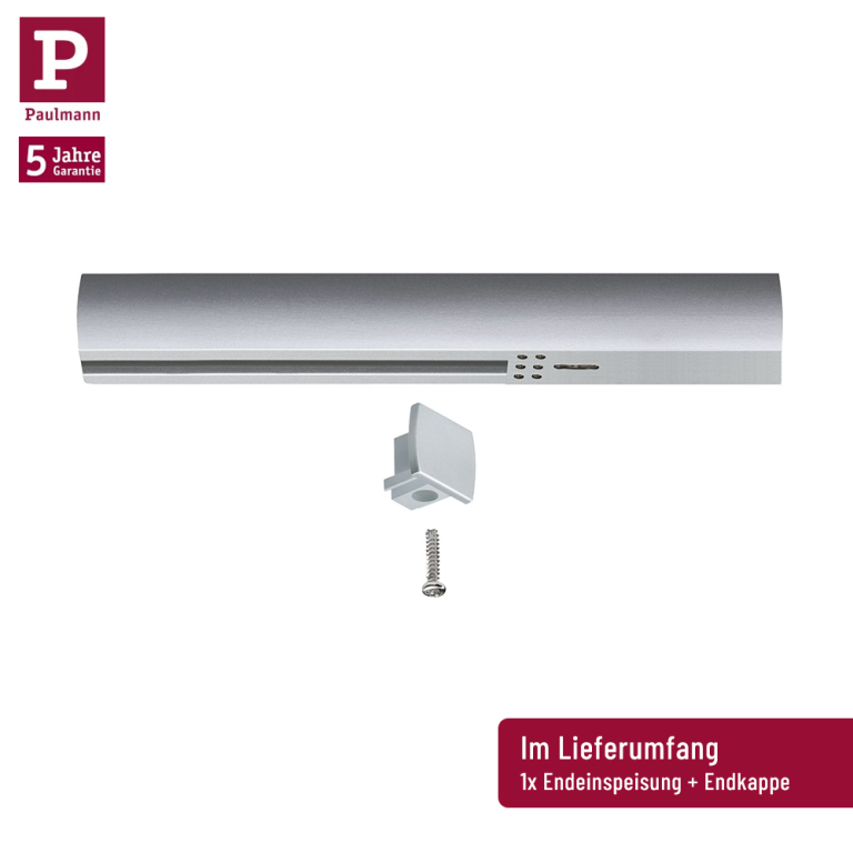 Paulmann URail Schienensystem Bundle-Set Circle Chrom matt + 3 URail Spots