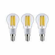 Eco-Line Filament 230V LED Tropfen E14 3er-Pack  100mm 3x525lm 3x2,5W 3000K  Klar