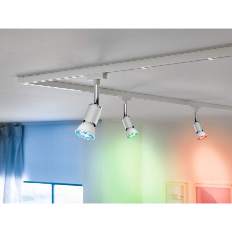 Paulmann Standard 230V Smart Home Zigbee 3.0 LED Reflektor GU10 350lm 4,8W RGBW+ dimmbar Weiß matt