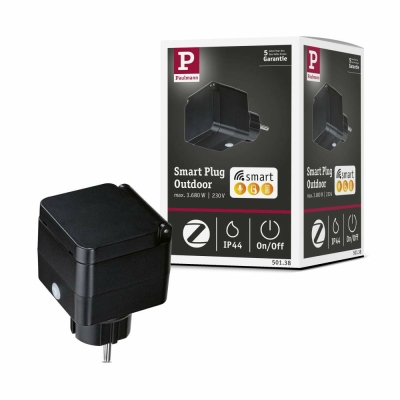 Paulmann Zwischenstecker Smart Plug Outdoor IP44 Schwarz