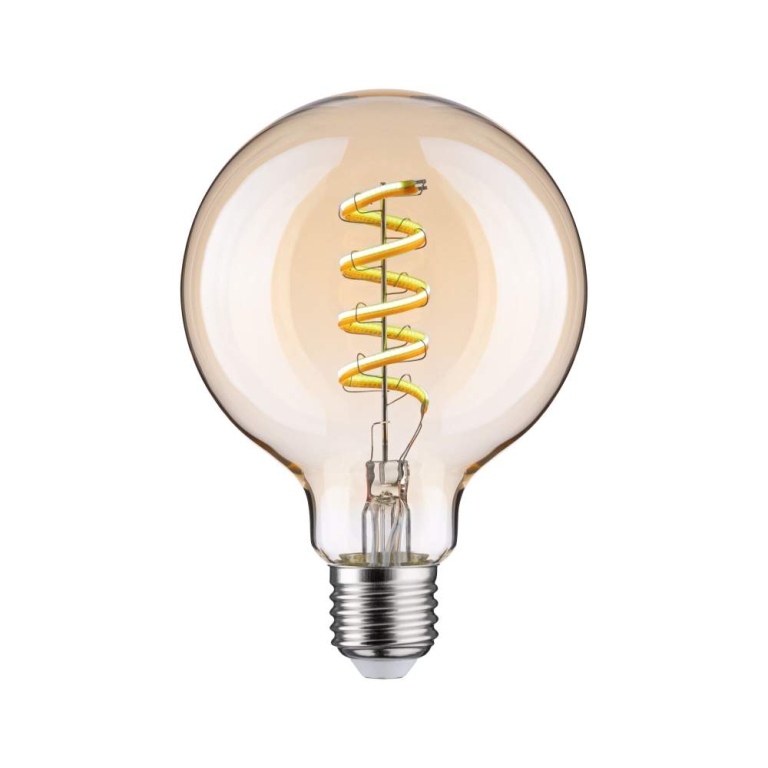 Paulmann Preisattraktives Starterset Zigbee 3.0 Smart Home smik Gateway + LED Birne Filament G95 Tunable White + Schalter