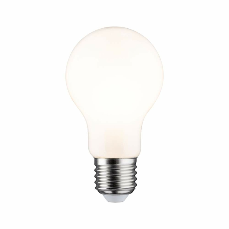 Paulmann Classic White LED Birne E27  806lm 7W 2700K dimmbar Opal