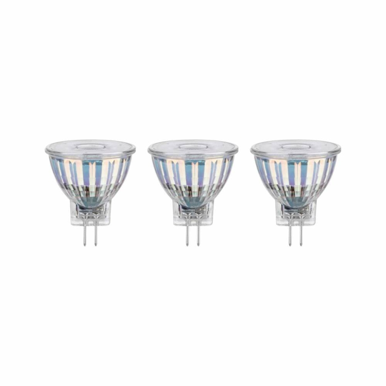 Paulmann Standard 12V LED Reflektor GU4  3x345lm 3x4,2W 2700K  Silber