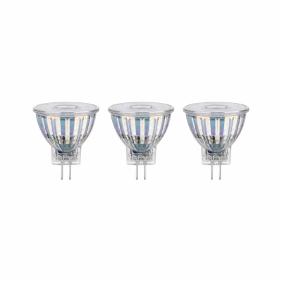 Paulmann Standard 12V LED Reflektor GU4  3x345lm 3x4,2W 2700K  Silber