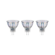 Standard 12V LED Reflektor GU4  3x345lm 3x4,2W 2700K  Silber