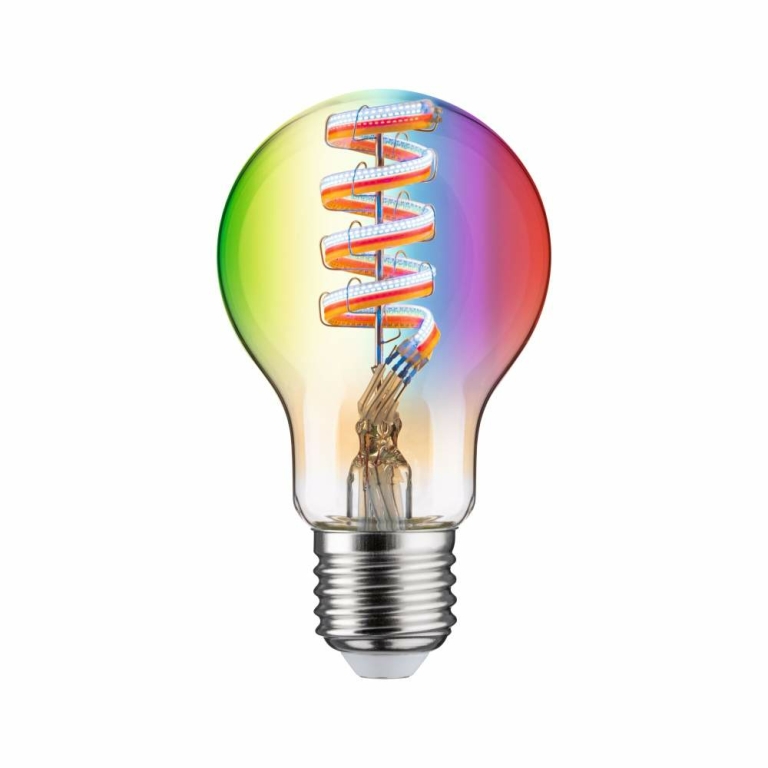 Paulmann Filament 230V Smart Home Zigbee 3.0 LED Birne E27  470lm 6,3W RGBW+ dimmbar Gold