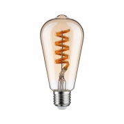 Filament 230V Smart Home Zigbee 3.0 LED Kolben ST64 E27  470lm 6,3W RGBW+ dimmbar Gold
