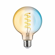 Filament 230V Smart Home Zigbee 3.0 LED Globe G95 E27  600lm 7,5W Tunable White dimmbar Gold