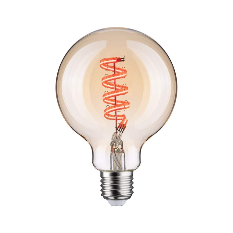 Paulmann Filament 230V Smart Home Zigbee 3.0 LED Globe G95 E27  470lm 6,3W RGBW+ dimmbar Gold