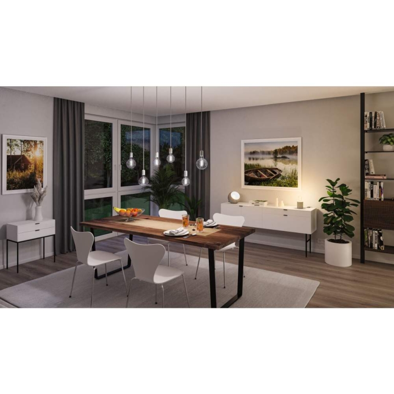 Paulmann Filament 230V Smart Home Zigbee 3.0 LED Globe G95 E27  3x470lm 3x6,3W RGBW+ dimmbar Gold