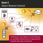Fernbedienung Gent 2 Zigbee 3.0 Weiß