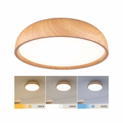 Selection Bathroom LED Deckenleuchte Oka IP44  White Switch 950lm 230V 24W  Holzoptik