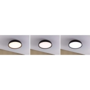 Selection Bathroom LED Deckenleuchte Oka IP44  White Switch 950lm 230V 24W  Schwarz matt