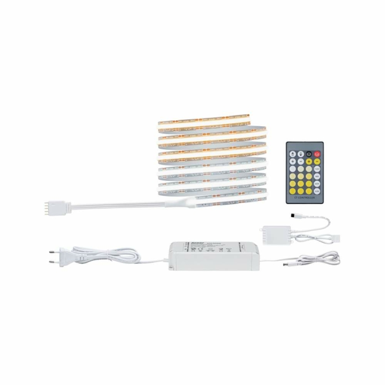Paulmann MaxLED 1000 LED Strip Full-Line COB Basisset  1,5m   15,5W 1200lm/m 672LEDs/m Tunable White 40VA