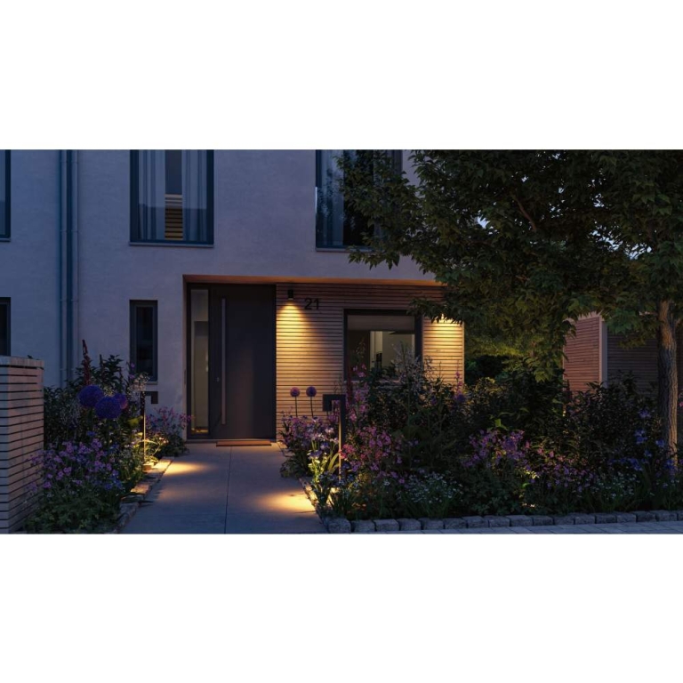 Paulmann LED Außenwandleuchte Kimu  insektenfreundlich IP44  80mm 2200K 7,8W 500lm 230V 70° Anthrazit Aluminium