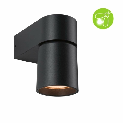 Paulmann LED Außenwandleuchte Kimu  insektenfreundlich IP44  80mm 2200K 7,8W 500lm 230V 70° Anthrazit Aluminium