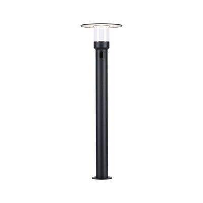 Paulmann LED Pollerleuchte Sienna Bewegungsmelder mit Hochfrequenz-Sensor seewasserresistent IP44  780mm 3000K 9W 400lm 230V  Anthrazit  Aluminium