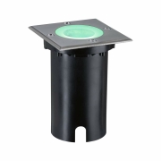LED Bodeneinbauleuchte Smart Home Zigbee 3.0 Floor IP67 eckig 110x110mm RGBW+ 4,9W 300lm 230V Eisen gebürstet Aluminium